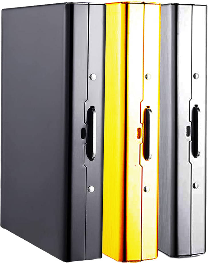    			Stealodeal Steel Card Holder ( Pack 3 )