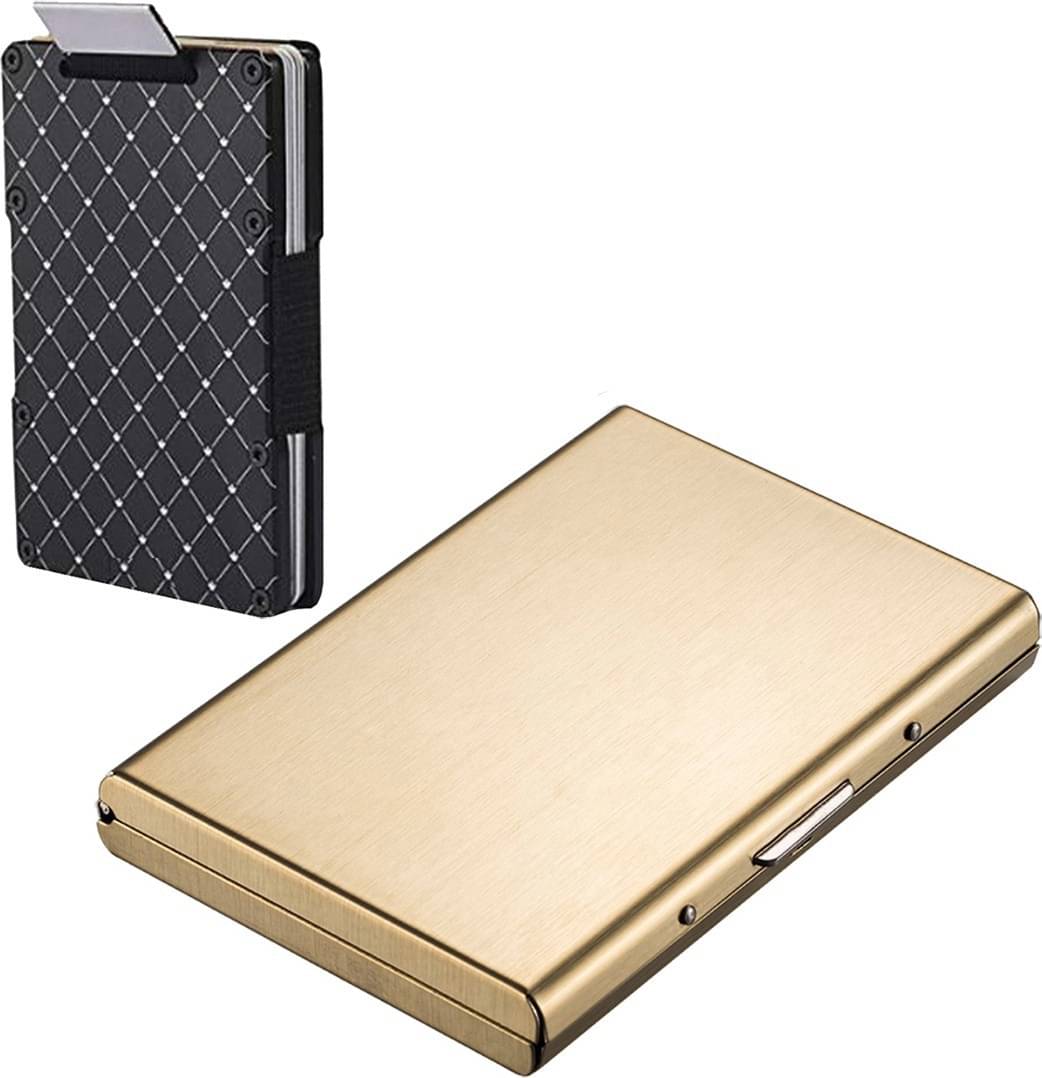     			Stealodeal Steel Card Holder ( Pack 2 )