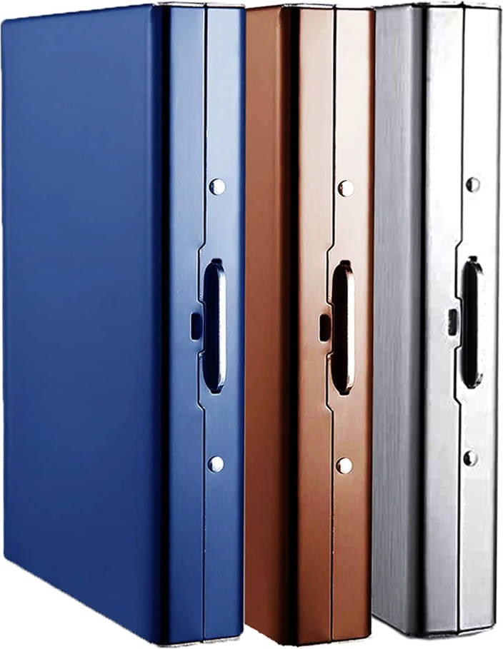     			Stealodeal Steel Card Holder ( Pack 3 )
