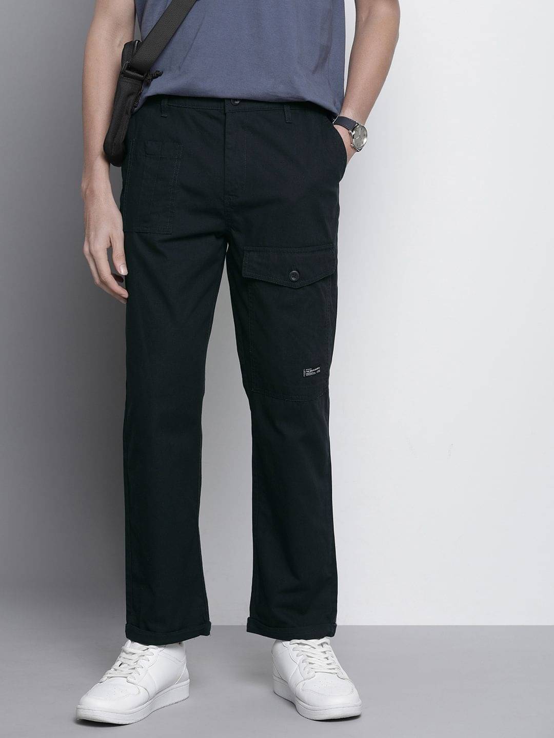     			The Indian Garage Co. Relax Flat Men's Chinos - Navy Blue ( Pack of 1 )