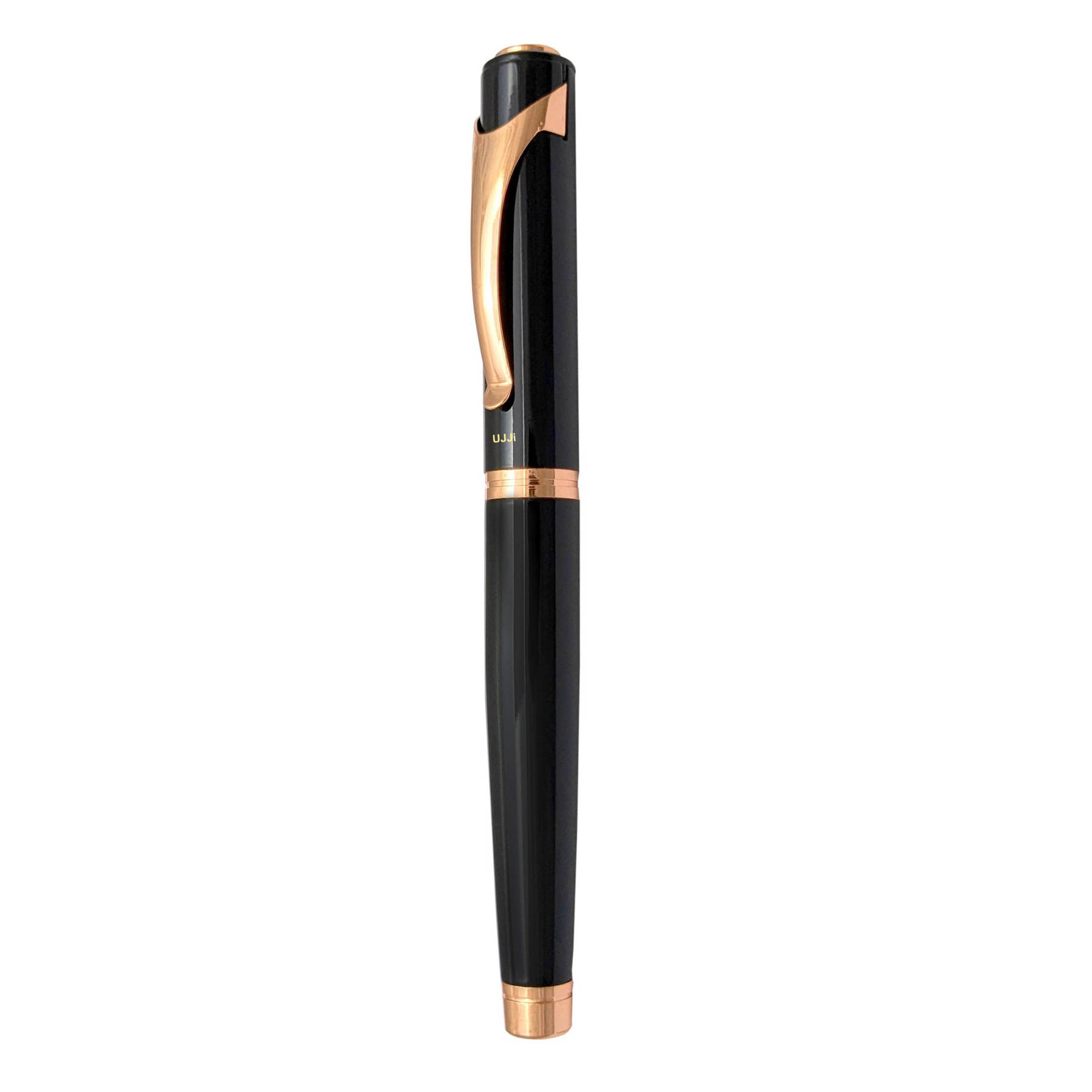     			UJJi Black Color Copper Part Brass Roller Ball Pen