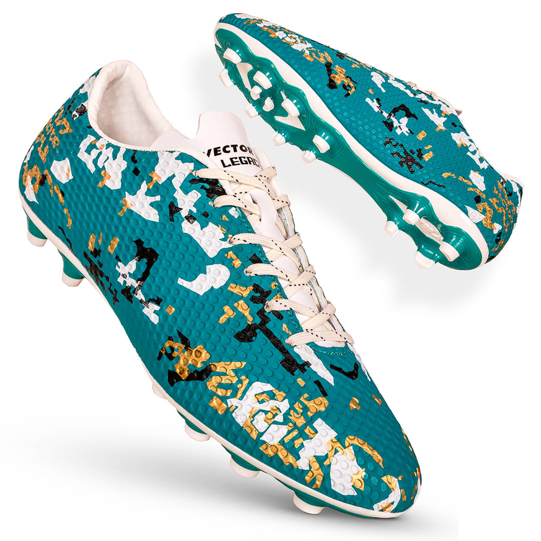     			Vector X Legacy 3D TPU Green Football Shoes