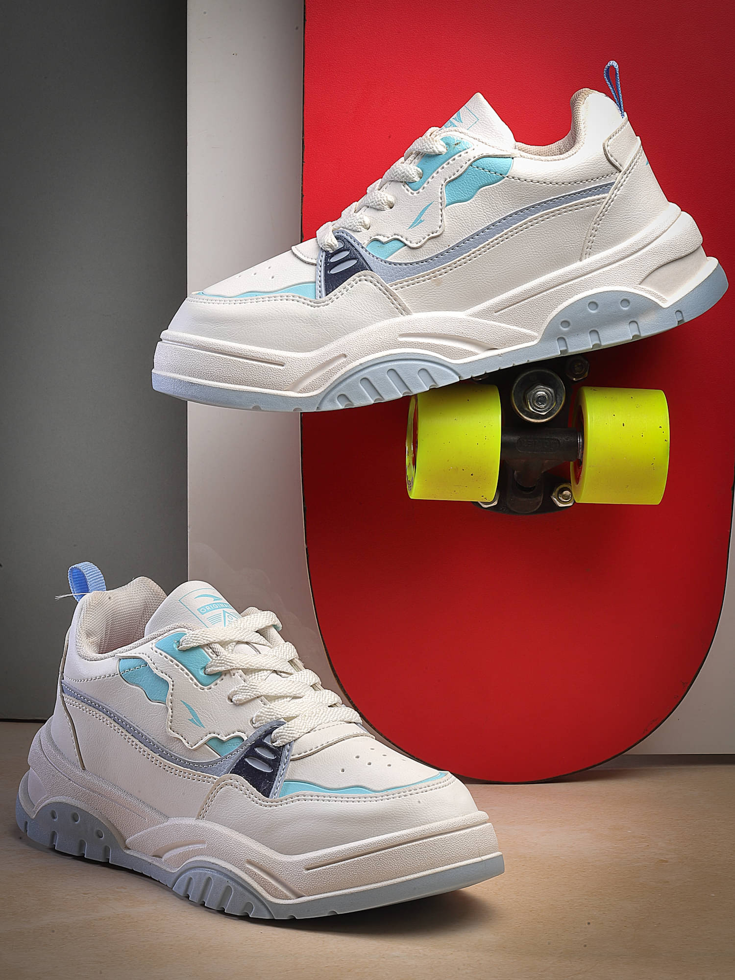     			ASIAN White Women's Korean Shoes