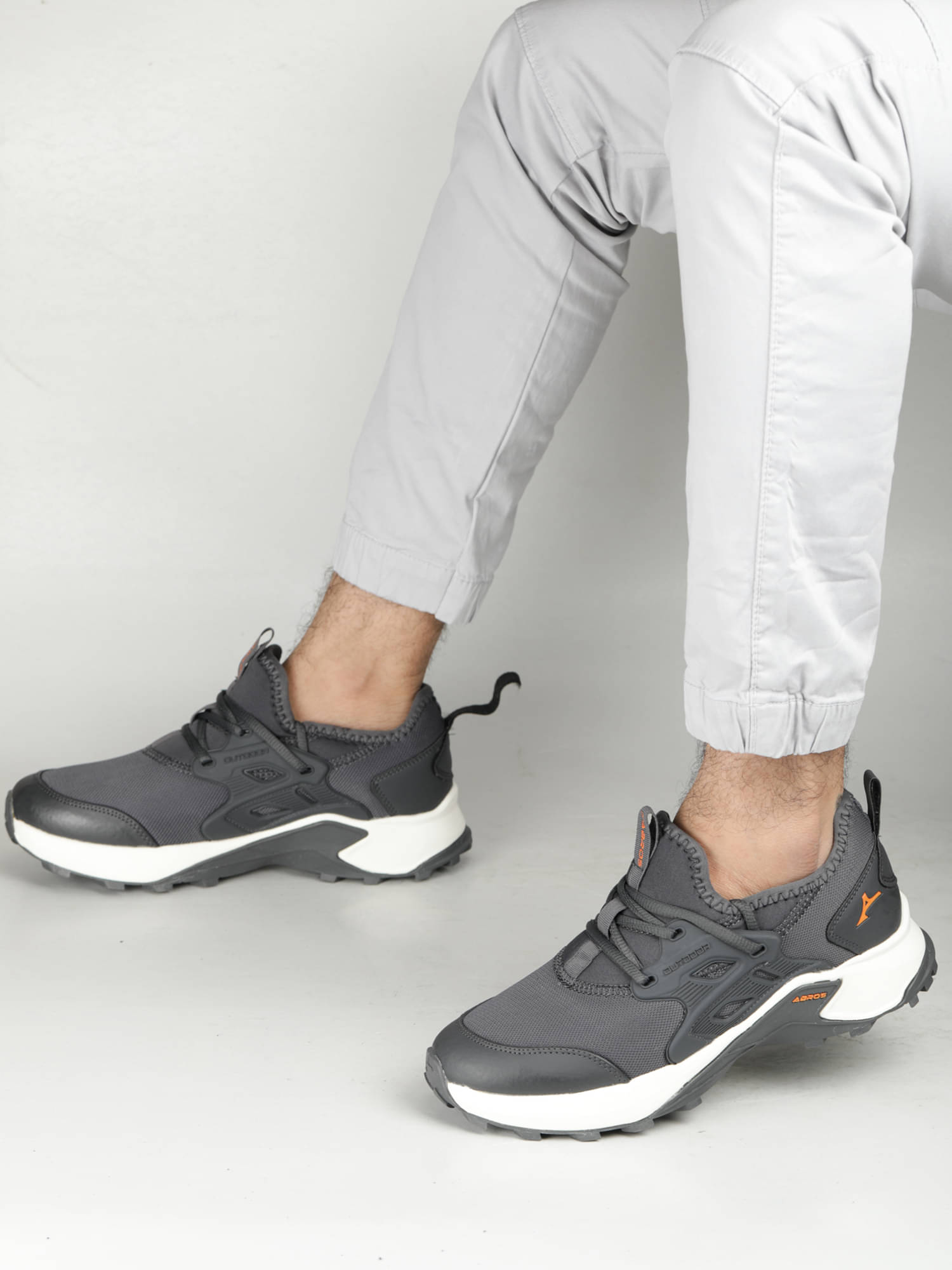 Abros STRIDER-O Dark Grey Men's Sports Running Shoes Abros STRIDER-O Dark Grey Men's Sports Running Shoes