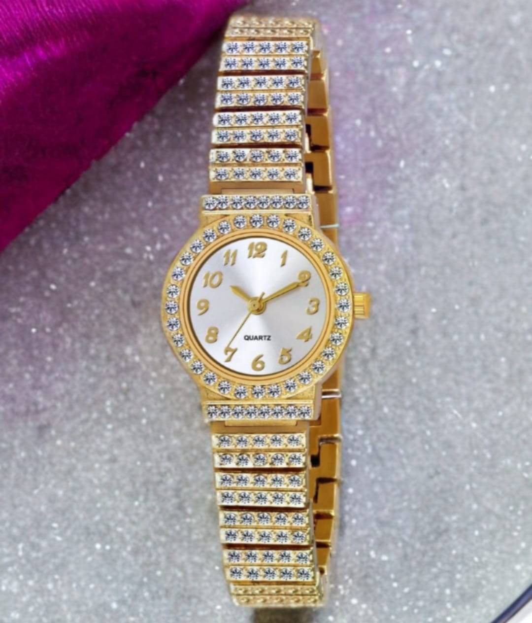     			Cosmic Gold Metal Analog Womens Watch