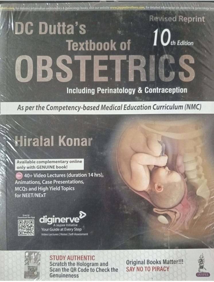 DC Dutta’s Textbook of Obstetrics Including Perinatology & Contraception 10th edition DC Dutta’s Textbook of Obstetrics Including Perinatology & Contraception 10th edition
