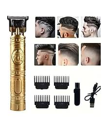 DHS Hair Trimmer Gold Corded Beard Trimmer With 120 minutes Runtime