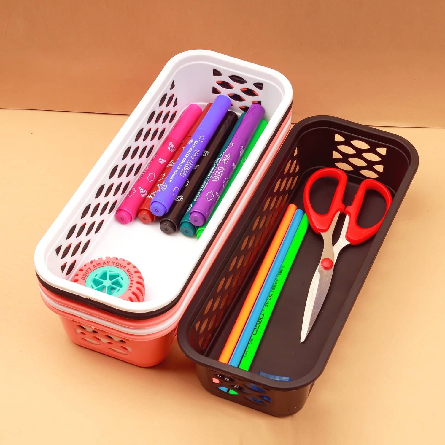 DarkShri Storage Boxes & Baskets ( Pack of 4 ) DarkShri Storage Boxes & Baskets ( Pack of 4 )