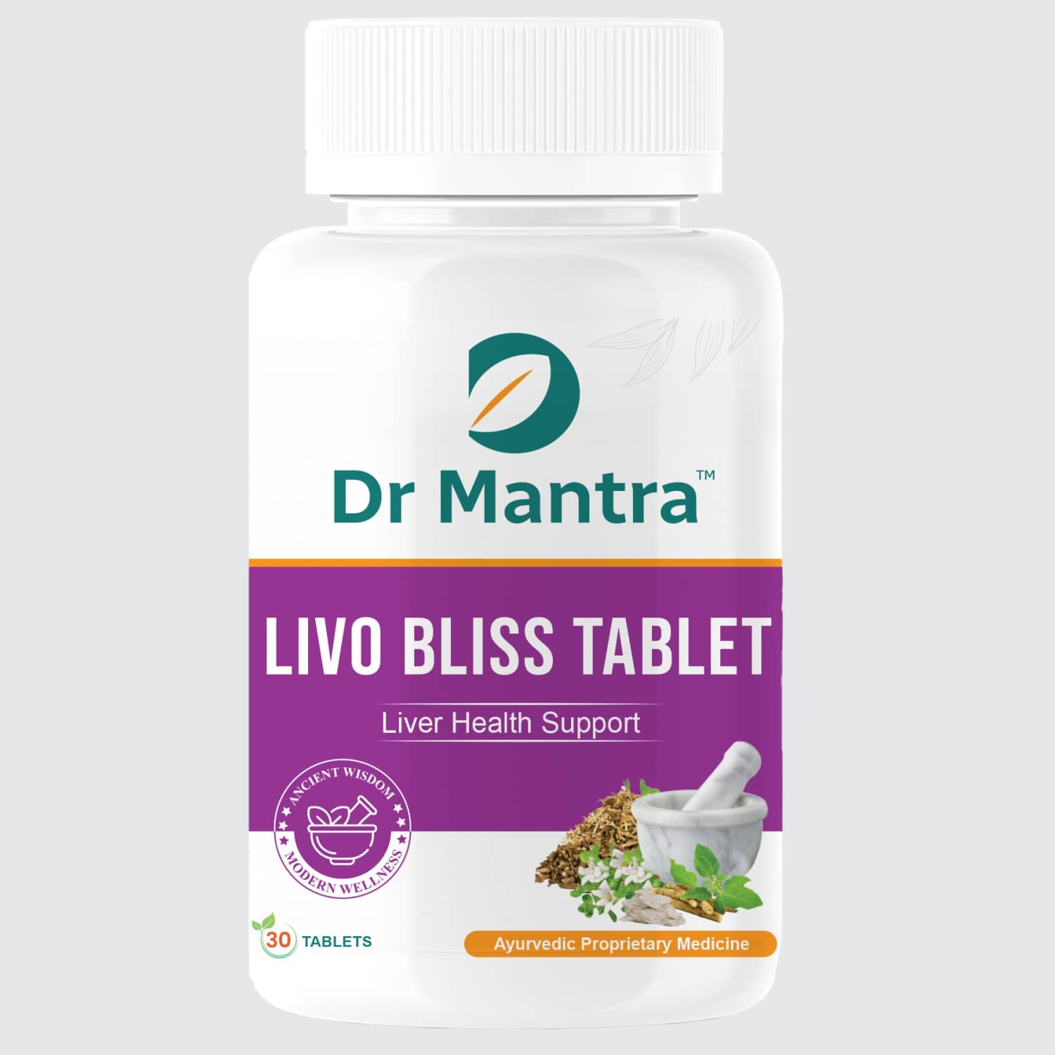 Dr Mantra Livo Bliss Liver Detox & Health Support Tablet 30 no.s Pack Of 1