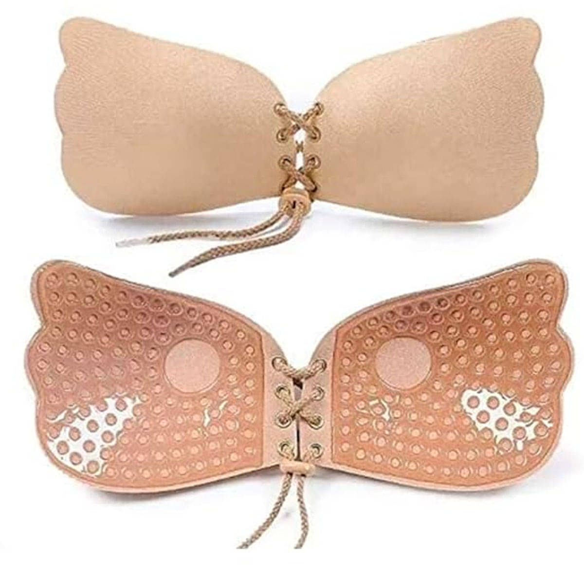     			GEEO Pack of 1 Cotton Blend Non Padded Push Up Bra For Women ( Beige )