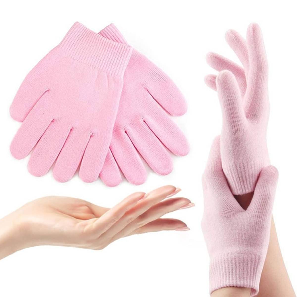     			GEEO Pink Women's Woollen Gloves ( Pack of 1 )