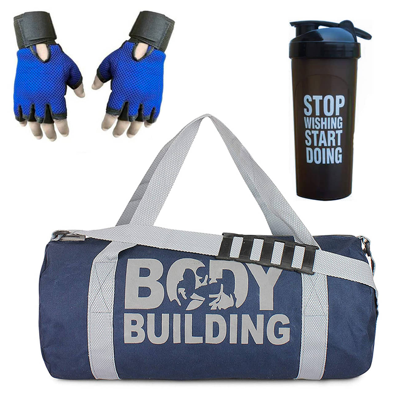     			GROUPERS Polyester Blue 20 Ltrs Gym Bag