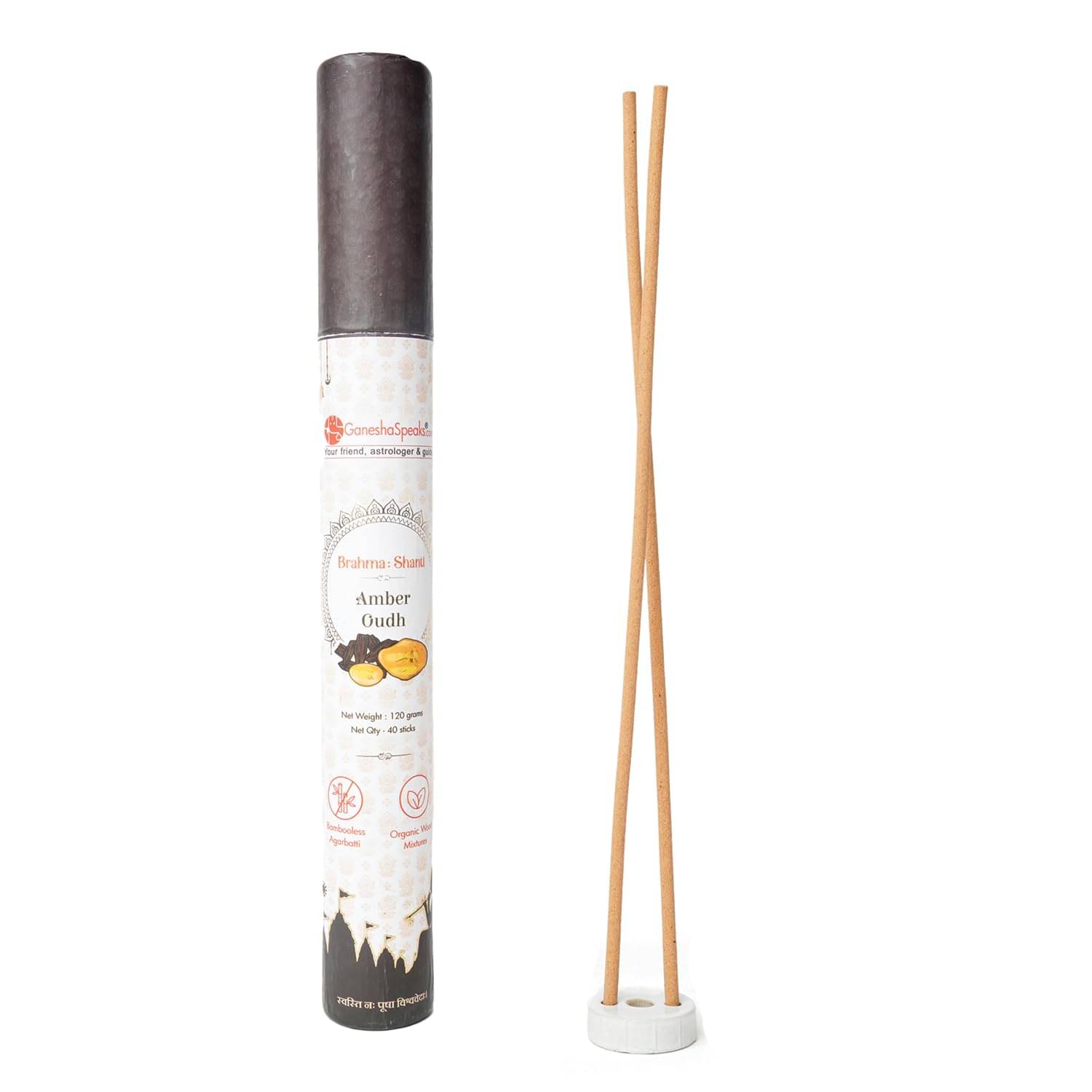 GaneshaSpeaks.com. Incense Stick Amber 120 gm ( Pack of 1 ) GaneshaSpeaks.com. Incense Stick Amber 120 gm ( Pack of 1 )