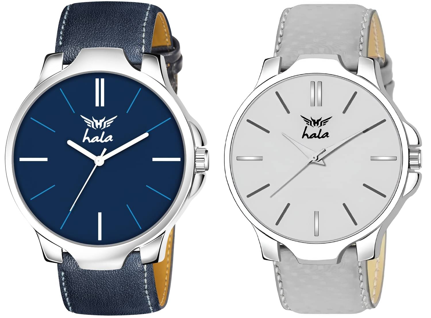     			Hala Multicolor Leather Analog Men's Watch