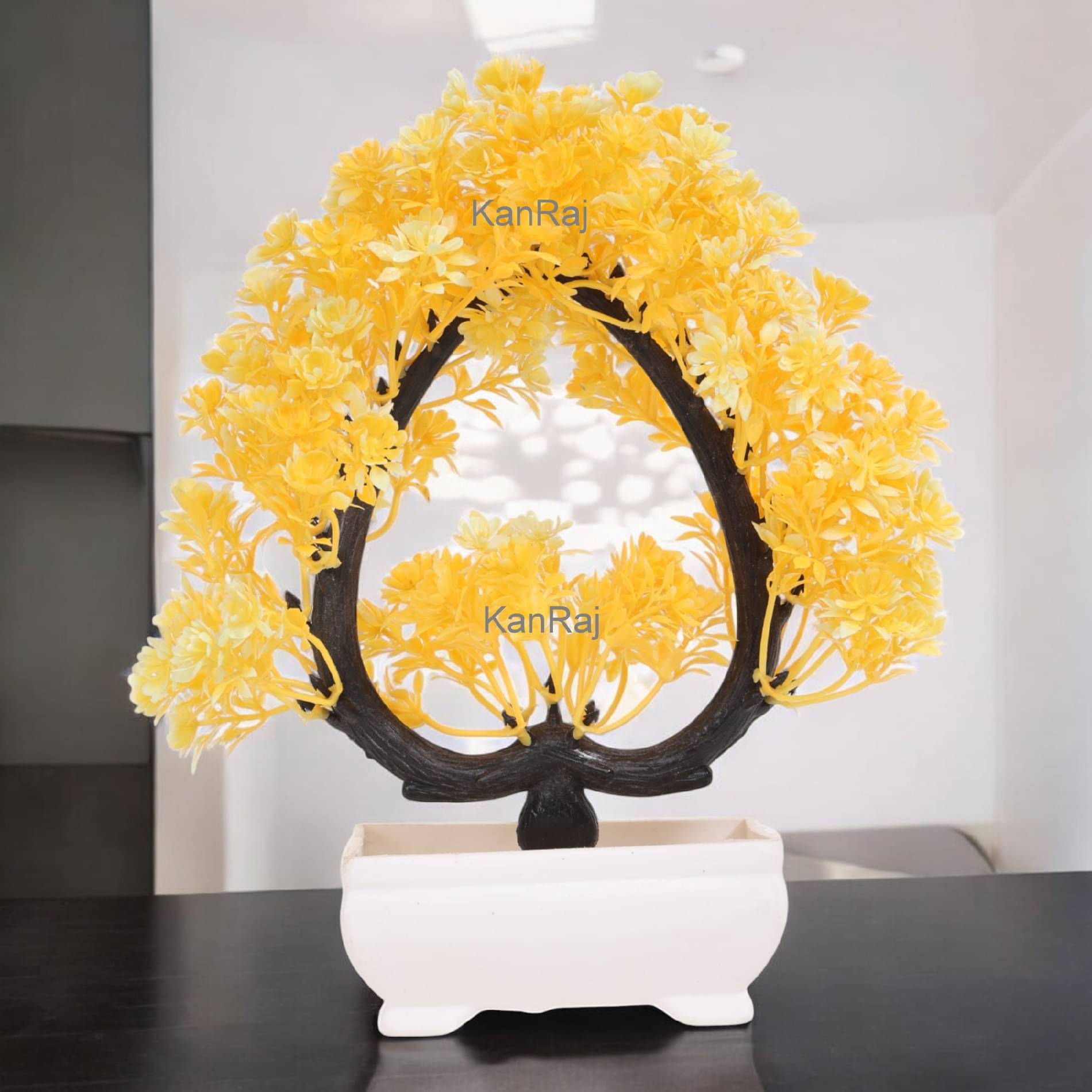     			KanRaj - Yellow Wild Artificial Bonsai ( Pack of 1 )