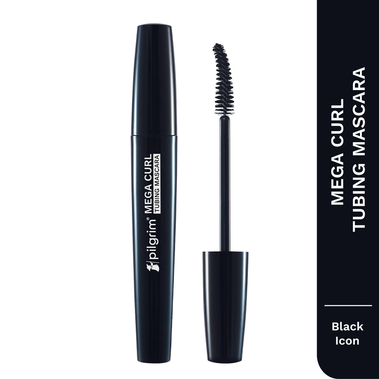     			Pilgrim Mega Curl Tubing Mascara Black Icon-01 Make Up,For All Skin Type,5Ml (pack Of 1)