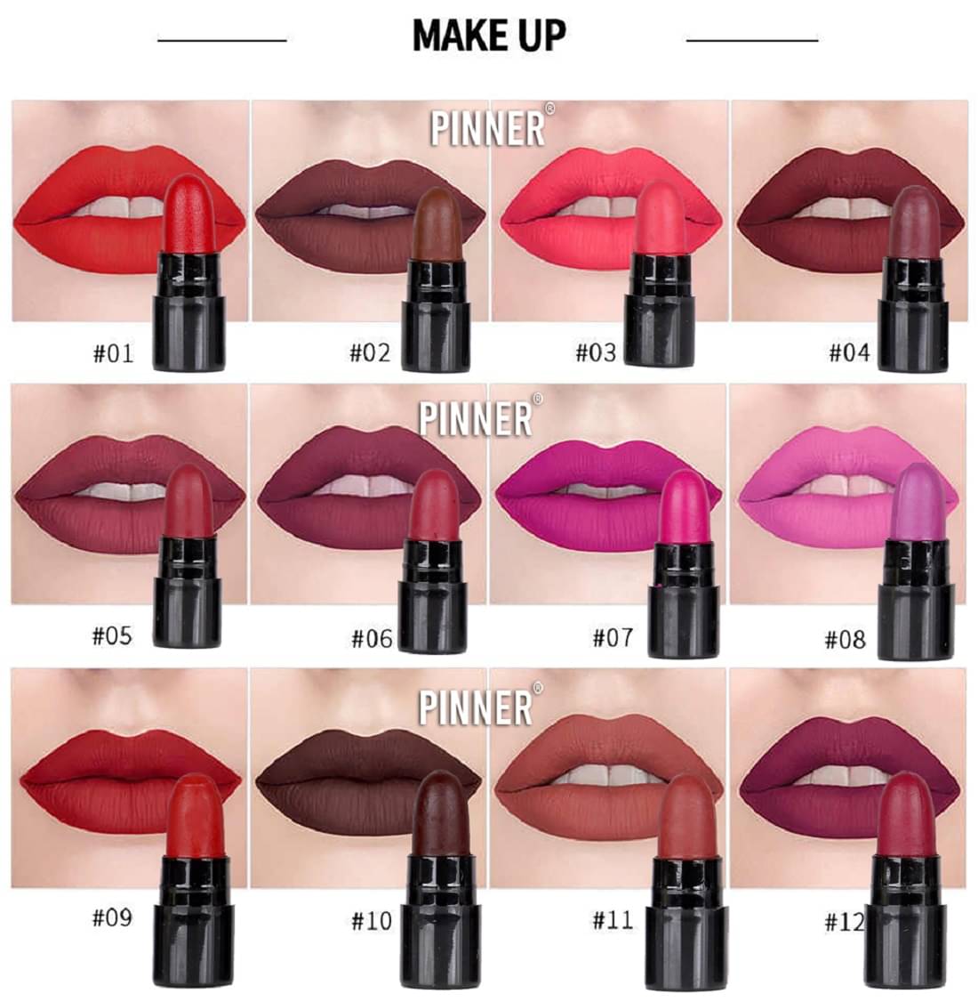 Play Run Minis Pout Party Matte Lipstick Highly Pigmented Mini Lipsticks (Set of 12 ) Play Run Minis Pout Party Matte Lipstick Highly Pigmented Mini Lipsticks (Set of 12 )