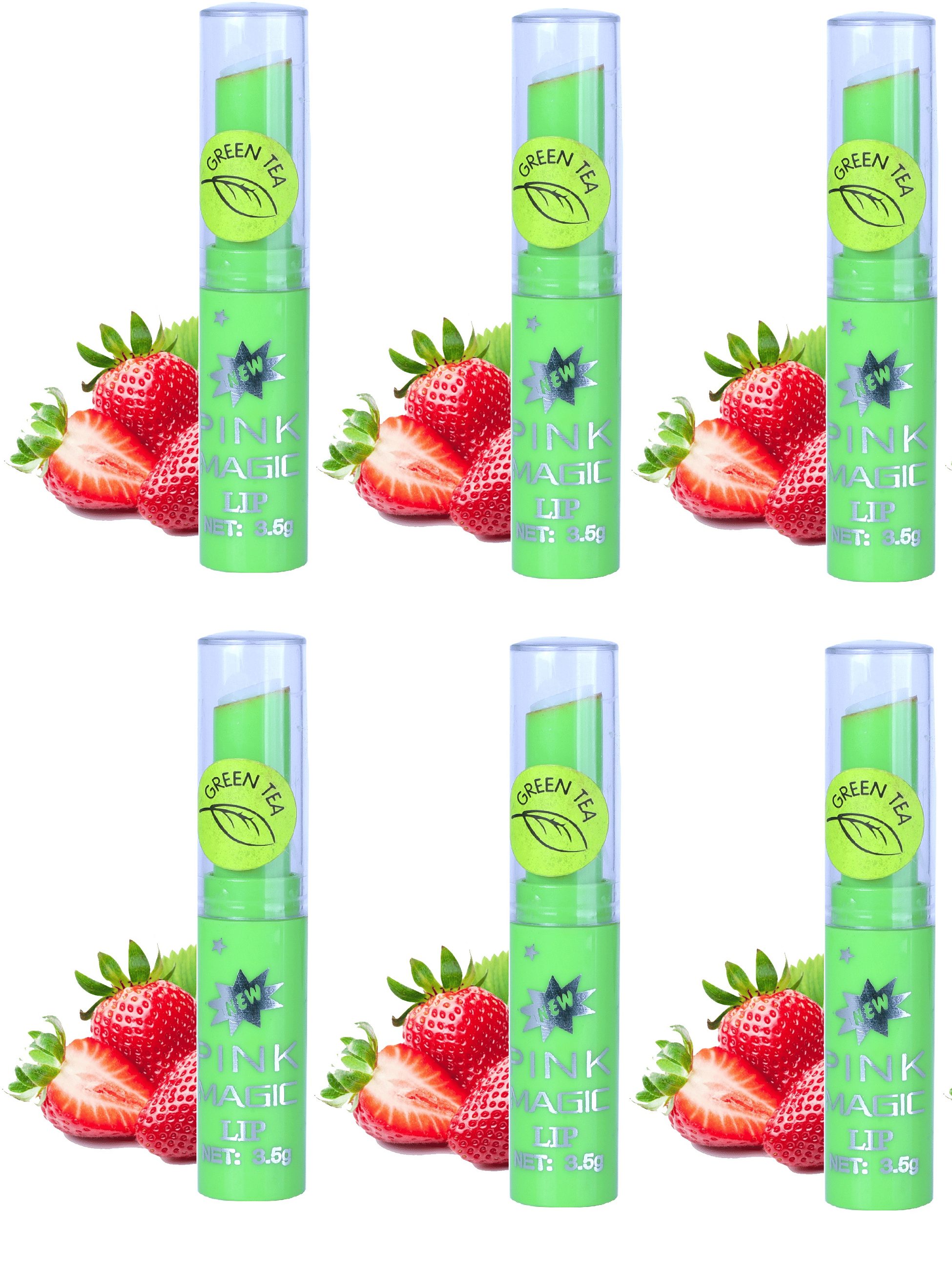     			Play Run Pink glossy color changing Lip Gloss (Pack of 6)