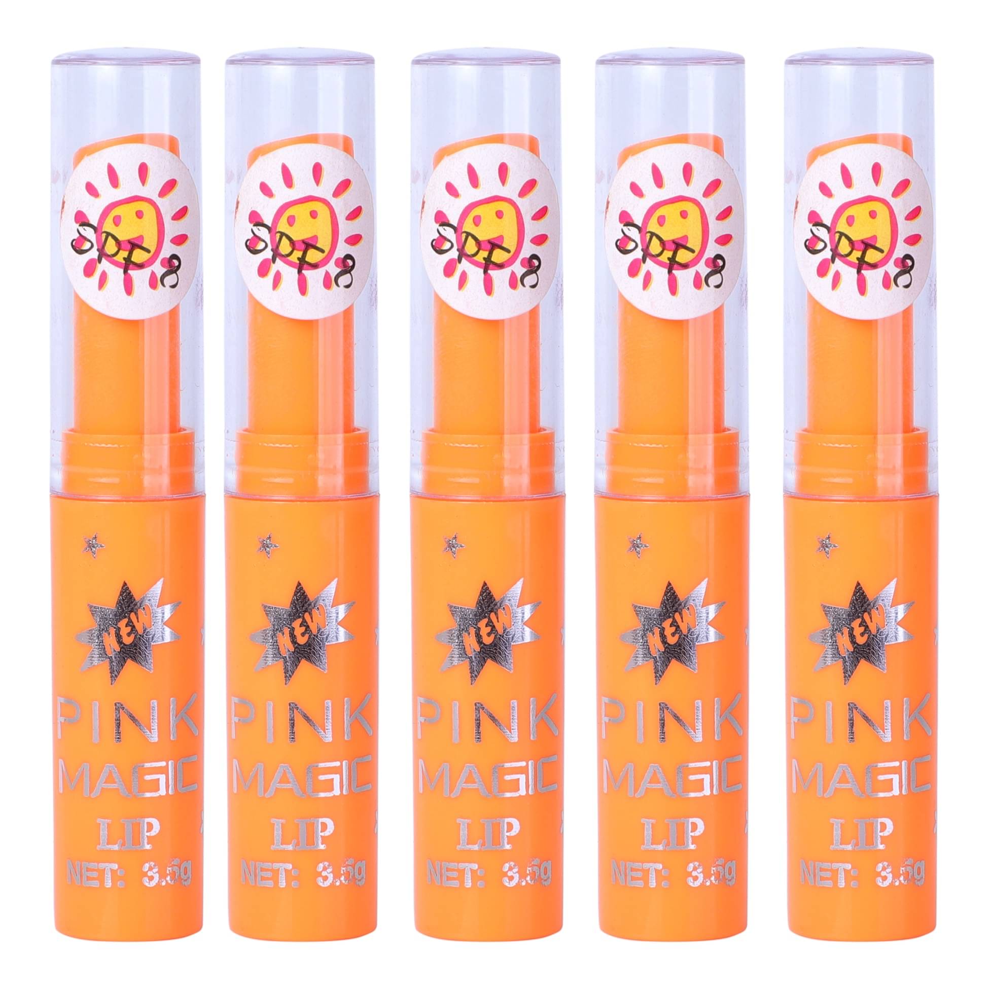     			Play Run Pink glossy color changing Lip Gloss (Pack of 5)