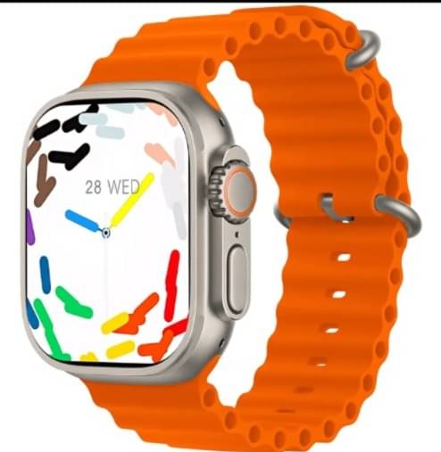 SAMSURTHI AMOLED BT Calling Rubber Upto 5-10 days Smart Watch Orange SAMSURTHI AMOLED BT Calling Rubber Upto 5-10 days Smart Watch Orange