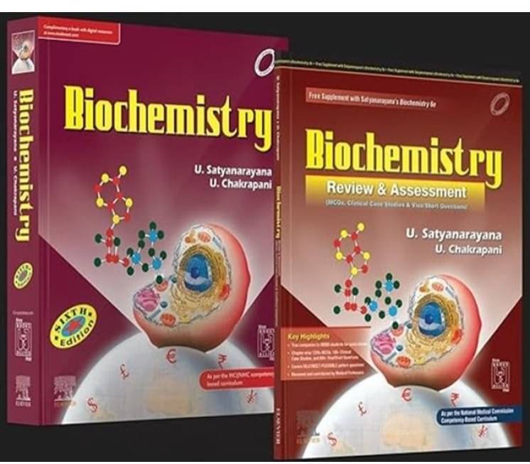 SET of Biochemistry, 6th Edition + Biochemistry Review & Assessment Includes MCQs, Clinical Case Studies, Viva/Short Questions, 1st Edition Paperback – 1 November 2023 SET of Biochemistry, 6th Edition + Biochemistry Review & Assessment Includes MCQs, Clinical Case Studies, Viva/Short Questions, 1st Edition Paperback – 1 November 2023