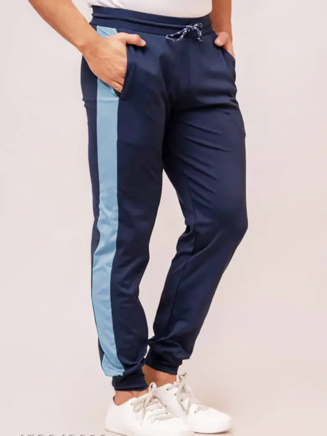 STYLE ACCORD Navy Lycra Men's Joggers ( Pack of 1 ) STYLE ACCORD Navy Lycra Men's Joggers ( Pack of 1 )