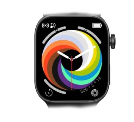     			Samsurthi Electronics AMOLED BT Calling Leather Upto 5-10 days Smart Watch Black