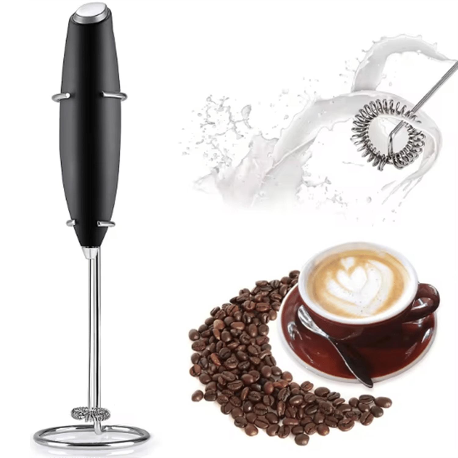     			Shopeleven Plastic Black Froath Maker 24