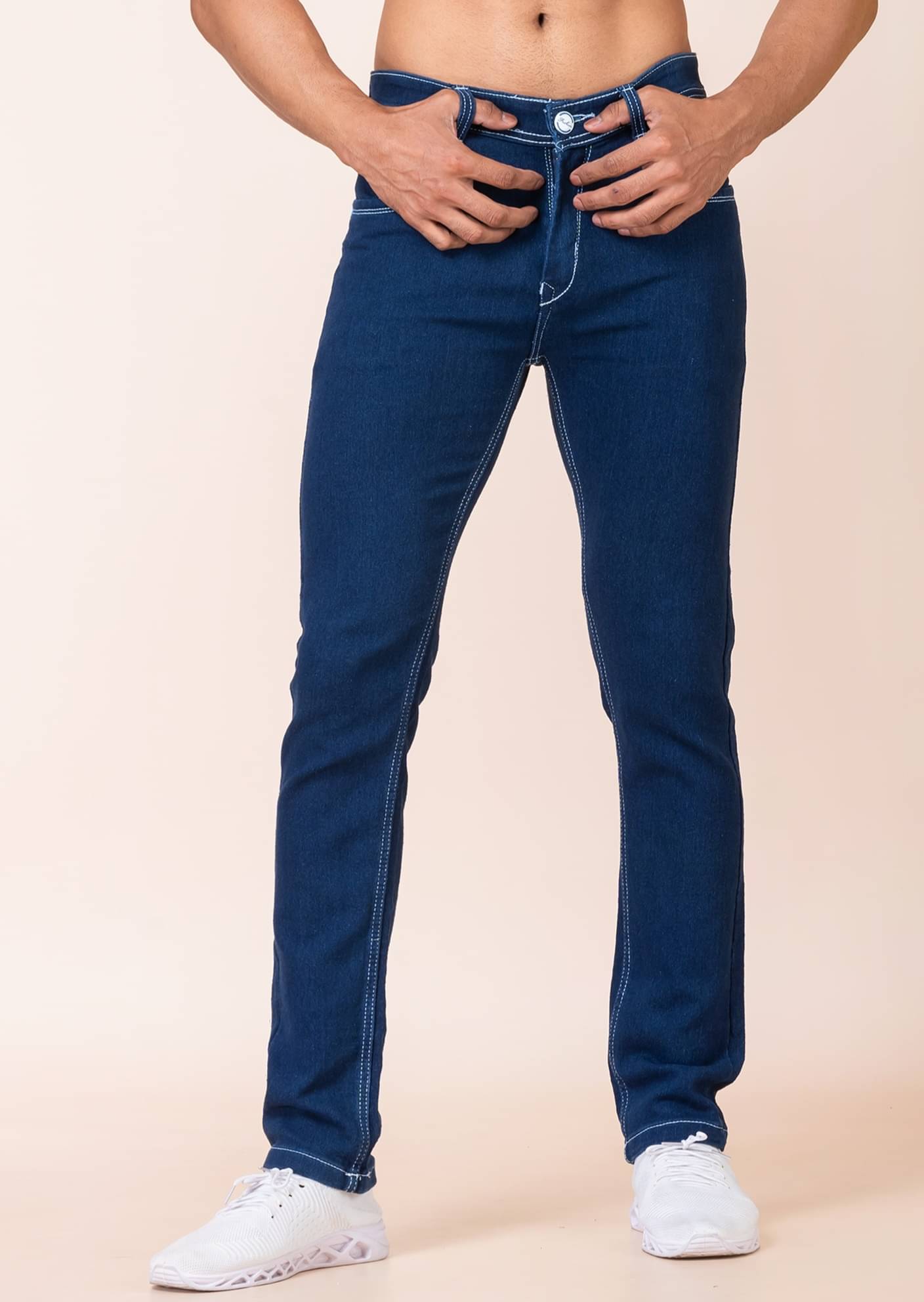 Sindon Regular Fit Basic Men's Jeans - Dark Blue ( Pack of 1 ) Sindon Regular Fit Basic Men's Jeans - Dark Blue ( Pack of 1 )