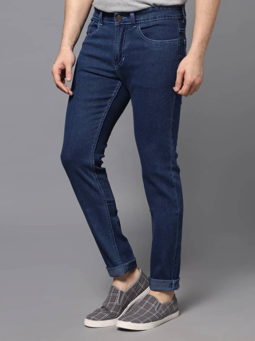 Sindon Regular Fit Basic Men's Jeans - Blue ( Pack of 1 ) Sindon Regular Fit Basic Men's Jeans - Blue ( Pack of 1 )