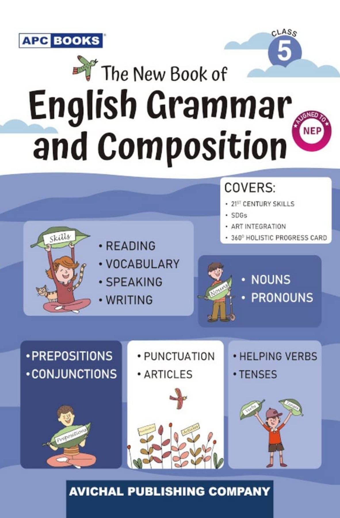     			The New Book of English Grammar and Composition Class 5