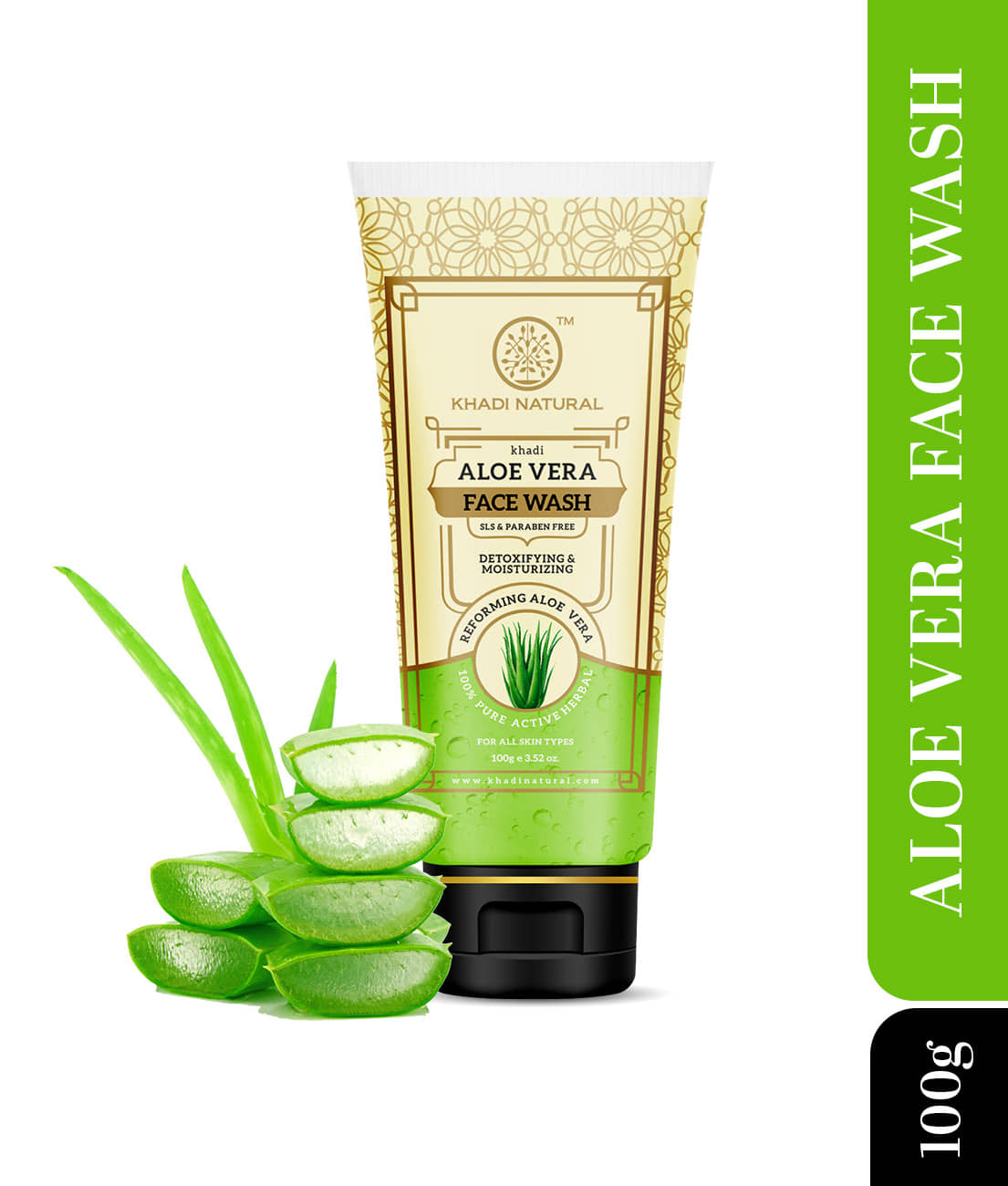 khadi natural - Exfoliating Face Wash For All Skin Type ( Pack of 1 )