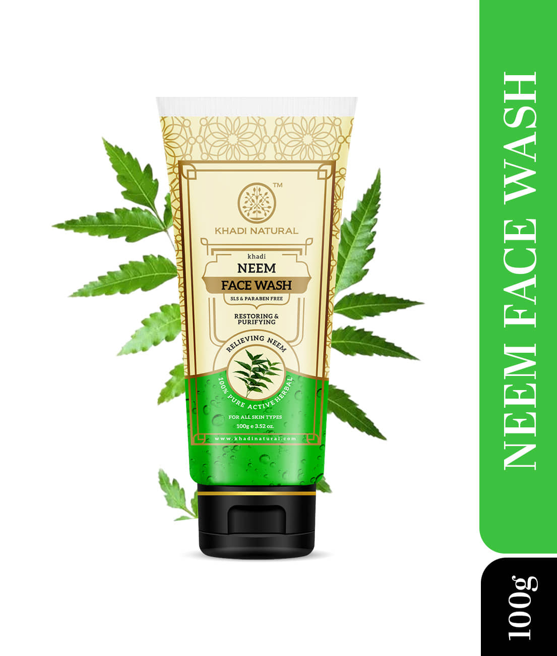 khadi natural - Exfoliating Face Wash For All Skin Type ( Pack of 1 )