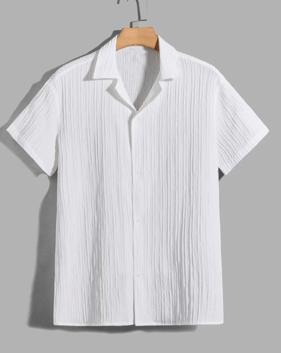 AAPSKA Poly Cotton Regular Fit Striped Half Sleeves Men's Casual Shirt - White ( Pack of 1 ) AAPSKA Poly Cotton Regular Fit Striped Half Sleeves Men's Casual Shirt - White ( Pack of 1 )