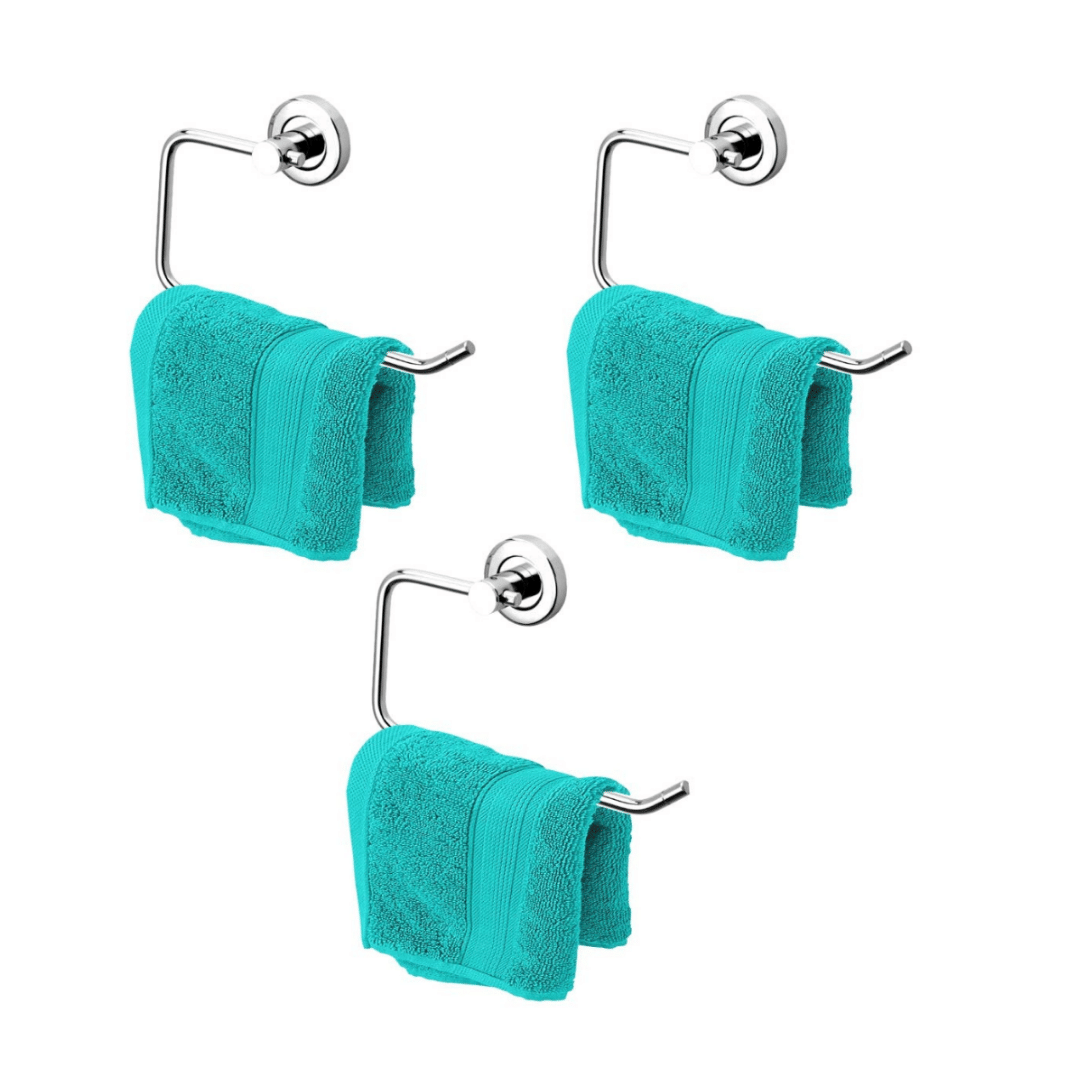 BATHBLISS - Towel Hanger S.S Half Square 3pcs