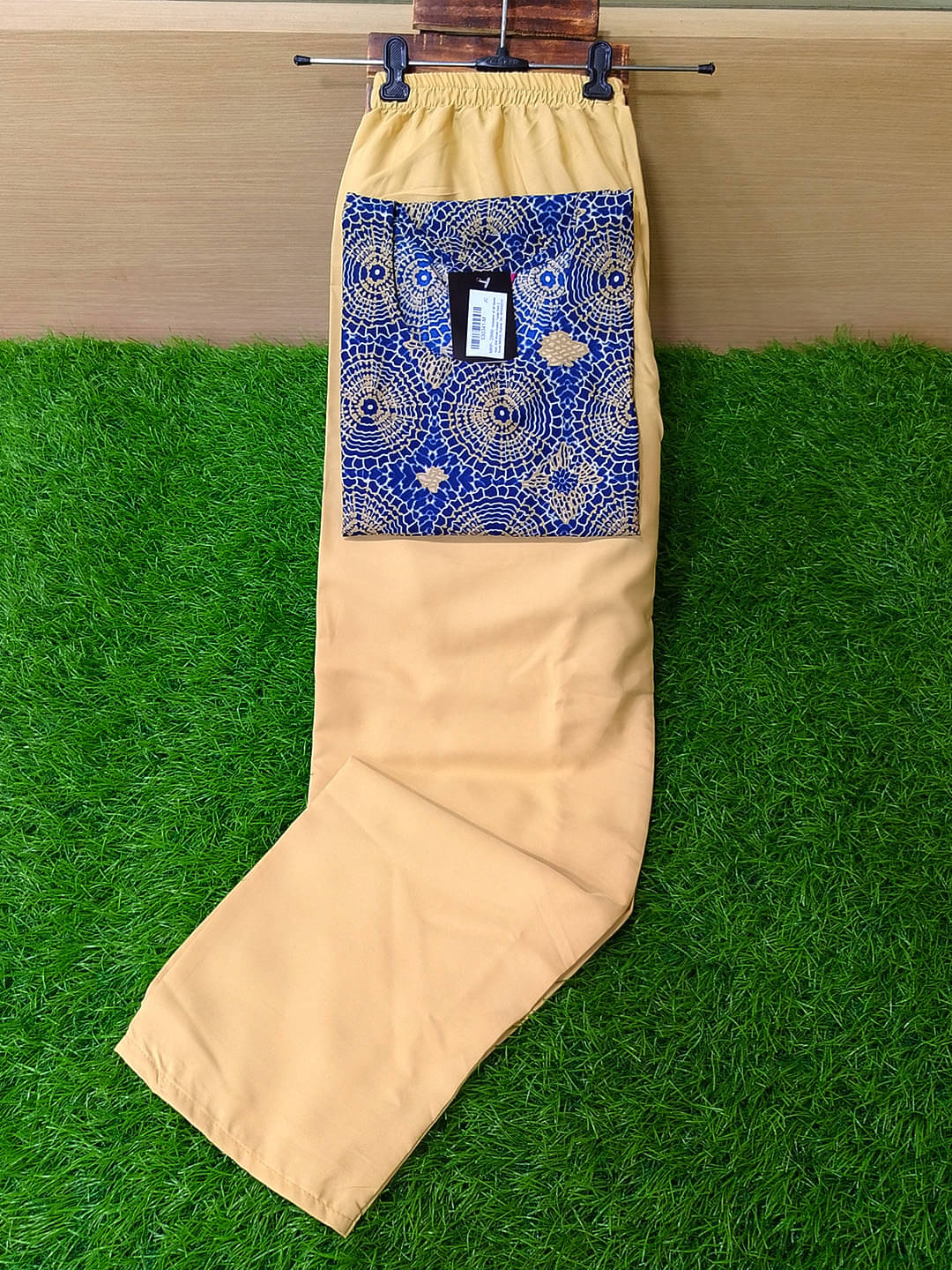     			Ethnicbasket Crepe Printed Kurti With Pants Women's Stitched Salwar Suit - Blue ( Pack of 1 )