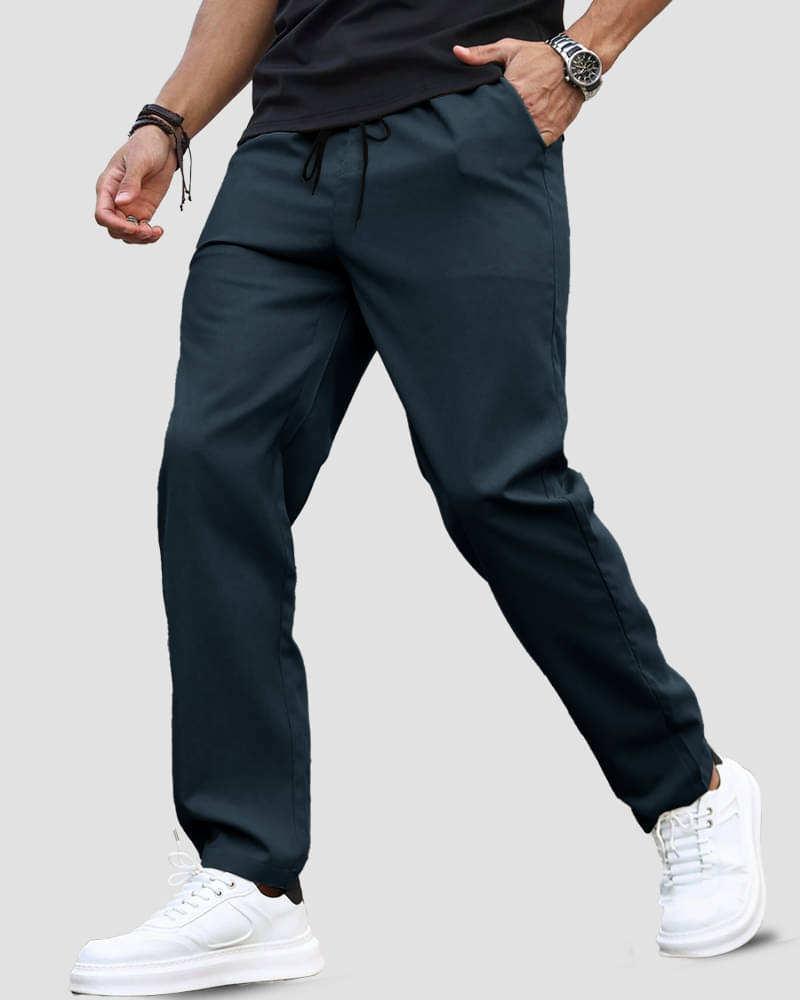 Eyebogler Navy Polyester Blend Men's Trackpants ( Pack of 1 ) Eyebogler Navy Polyester Blend Men's Trackpants ( Pack of 1 )