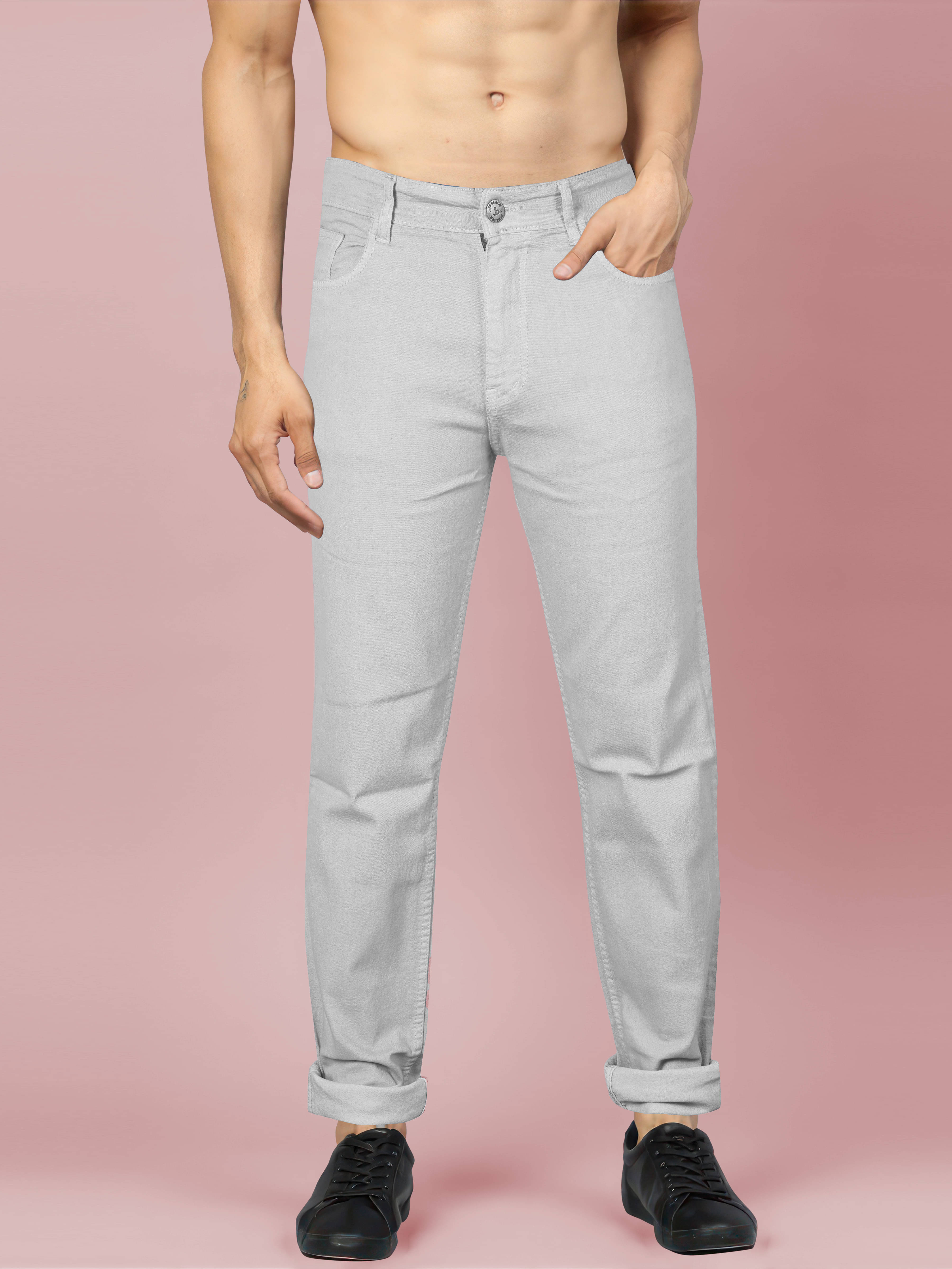     			JB JUST BLACK Regular Fit Basic Men's Jeans - Grey ( Pack of 1 )