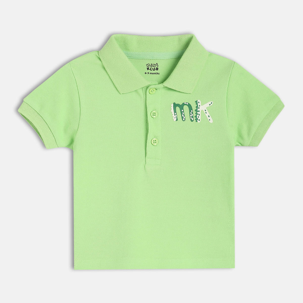     			MINI KLUB Pack of 1 Boys Cotton Polo T-Shirt ( Green )