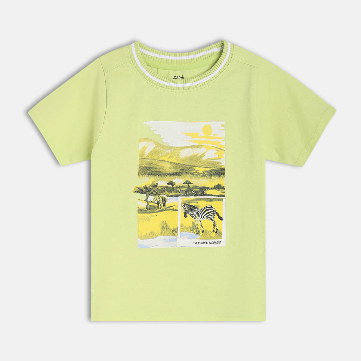     			MINI KLUB Pack of 1 Boys Cotton T-Shirt ( Light Green )