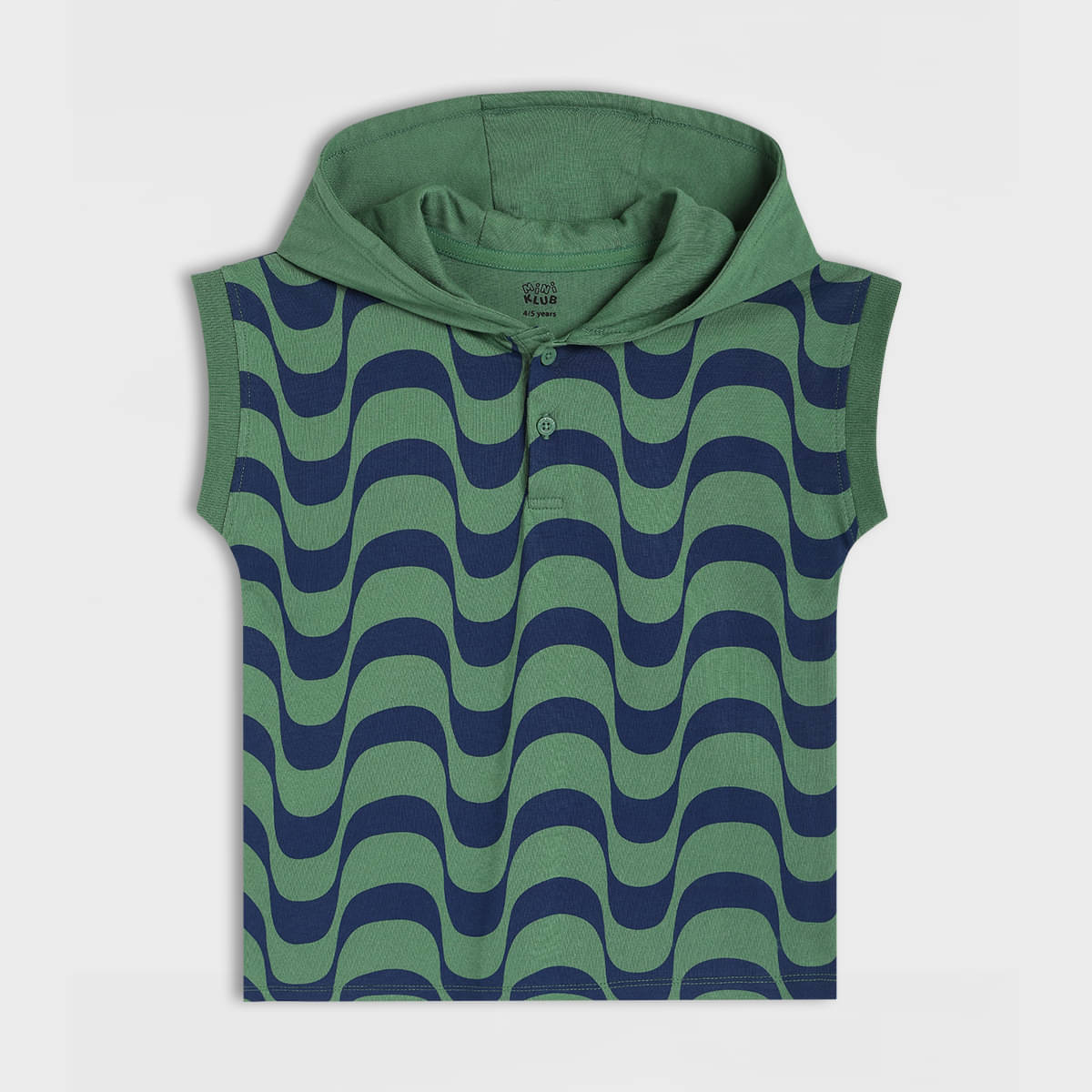     			MINI KLUB Pack of 1 Boys Cotton T-Shirt ( Green )