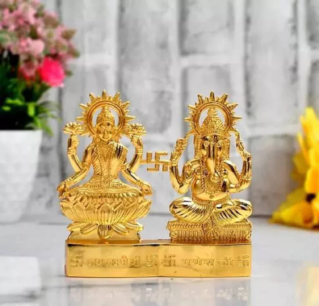     			Shri Astha Vinayak Iron Laxmi Ganesh Idol ( 8 cm )