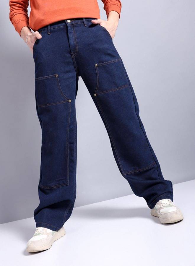     			The Indian Garage Co. Basic Men's Jeans - Blue ( Pack of 1 )