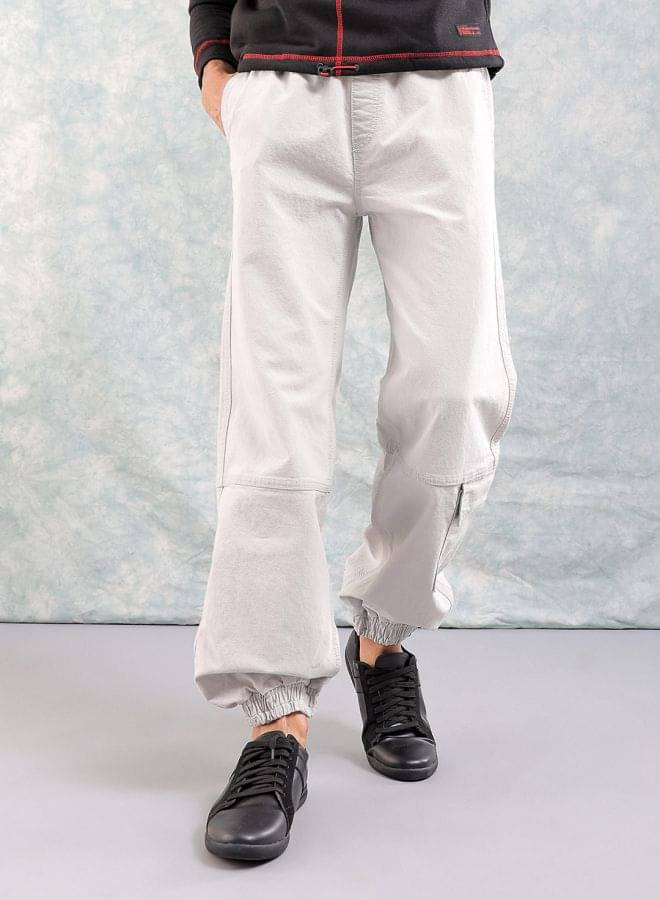 The Indian Garage Co. Jogger Men's Jeans - Grey ( Pack of 1 )     			The Indian Garage Co. Jogger Men's Jeans - Grey ( Pack of 1 )