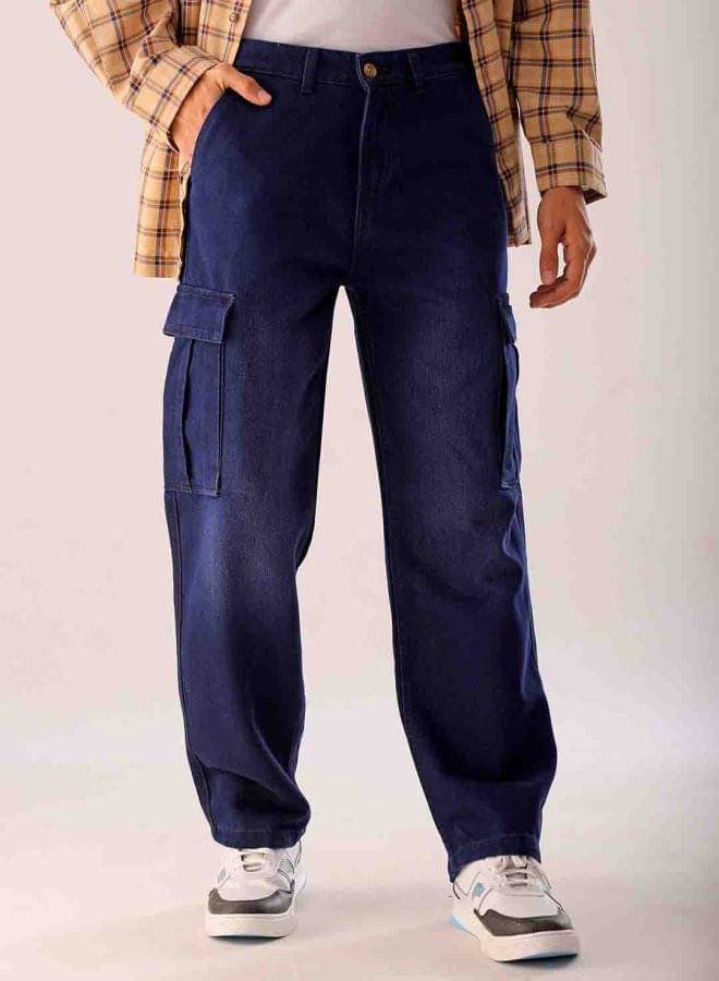     			The Indian Garage Co. Relaxed Faded Men's Jeans - Blue ( Pack of 1 )