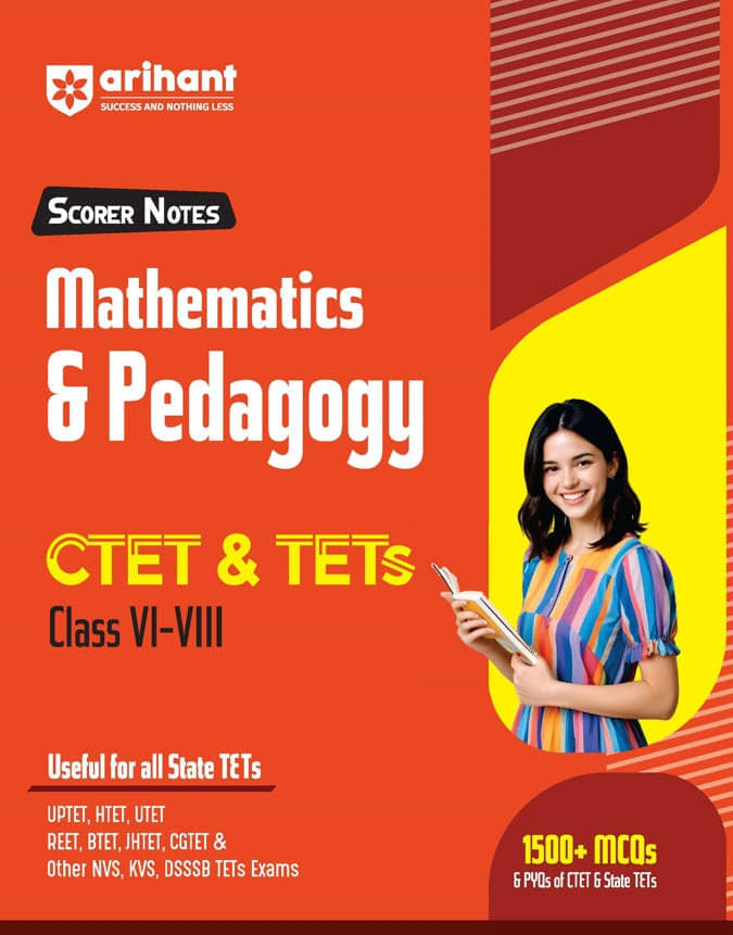     			Arihant CTET & TETs Scorer Notes Mathematics & Pedagogy Class (VI - VIII) | English Medium