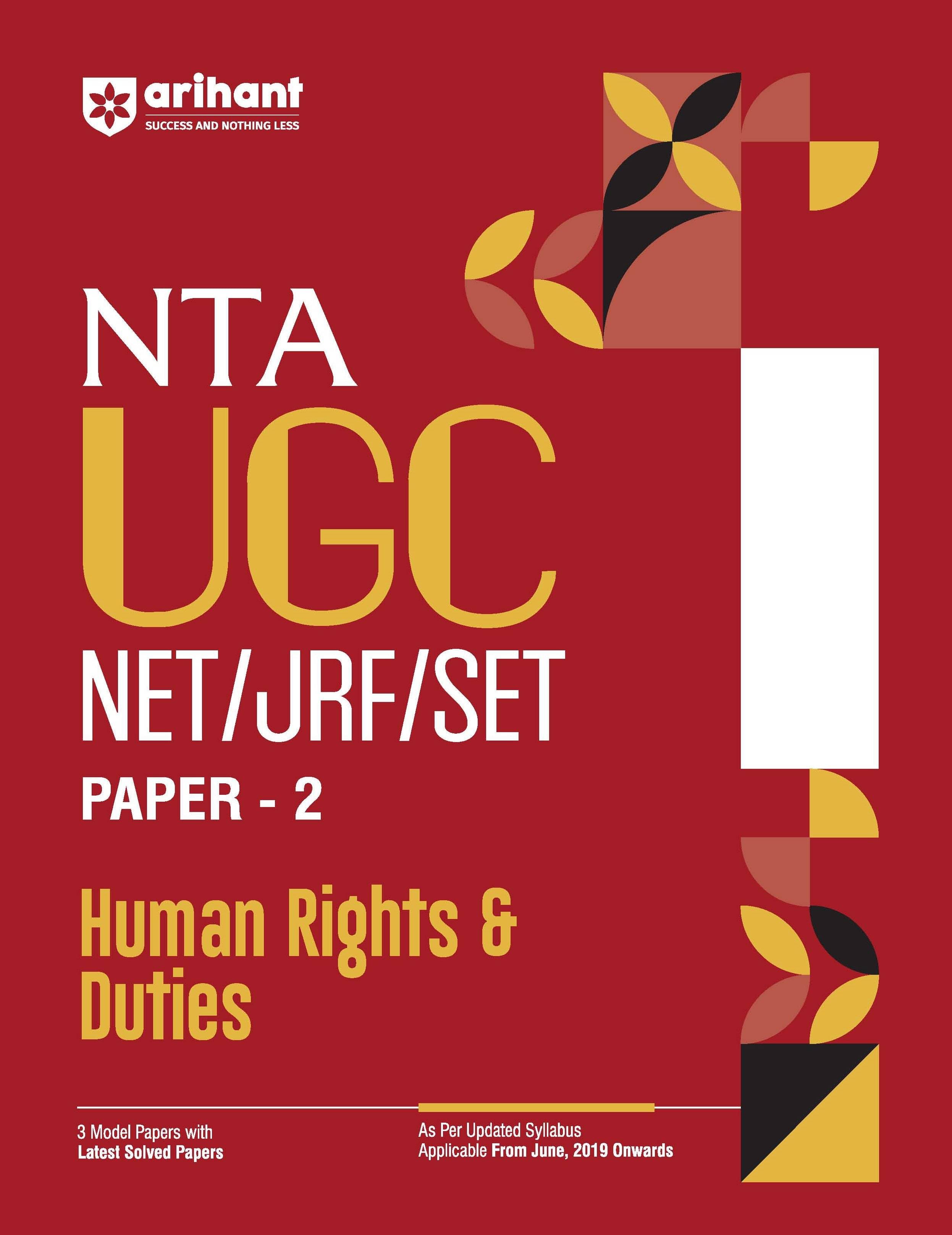 Arihant NTA UGC NET /JRF/SET 2025 - Study Guide Human Rights & Duties - Paper-2 Arihant NTA UGC NET /JRF/SET 2025 - Study Guide Human Rights & Duties - Paper-2