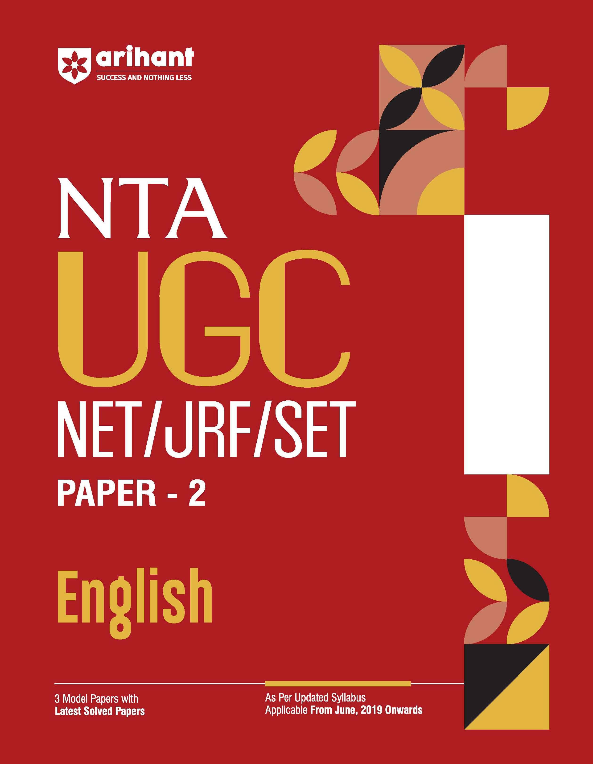 Arihant NTA UGC NET /JRF/SET 2025 - Study Guide English - Paper - 2 Arihant NTA UGC NET /JRF/SET 2025 - Study Guide English - Paper - 2