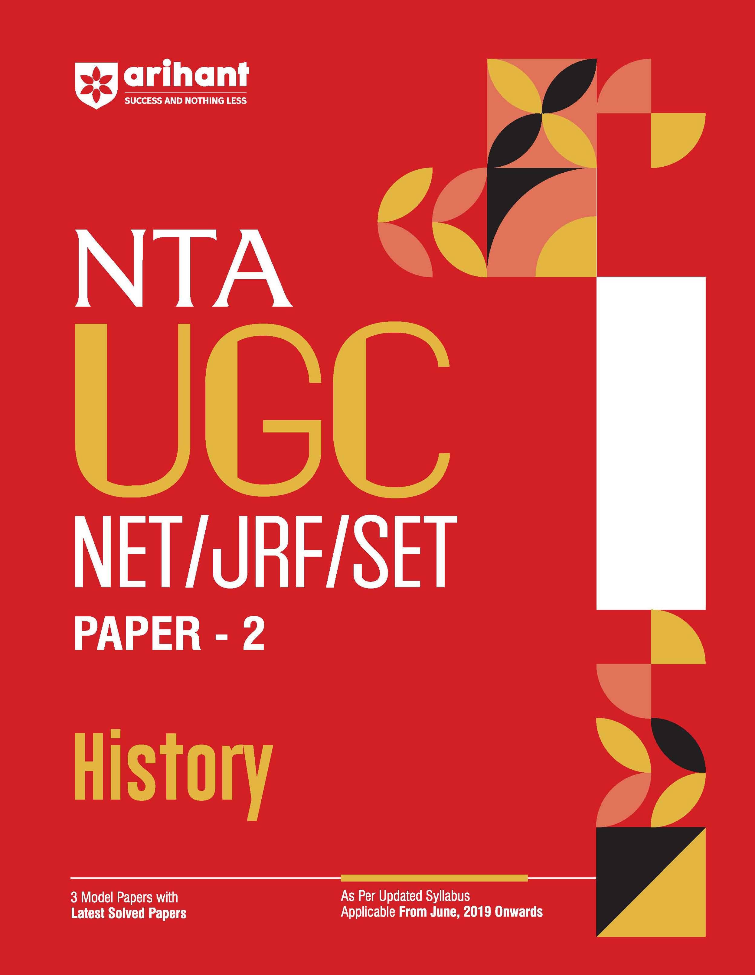 Arihant NTA UGC NET /JRF/SET 2025 - Study Guide History - Paper-2 Arihant NTA UGC NET /JRF/SET 2025 - Study Guide History - Paper-2