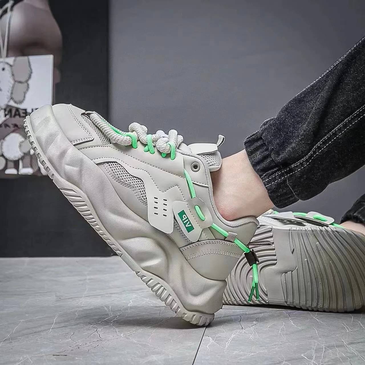 Brothers Gift Trendy Sneakers Shoes For Men Grey Men's Lifestyle Shoes Brothers Gift Trendy Sneakers Shoes For Men Grey Men's Lifestyle Shoes